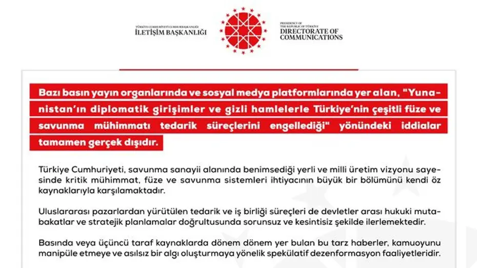 ** Dezenformasyon İddiaları