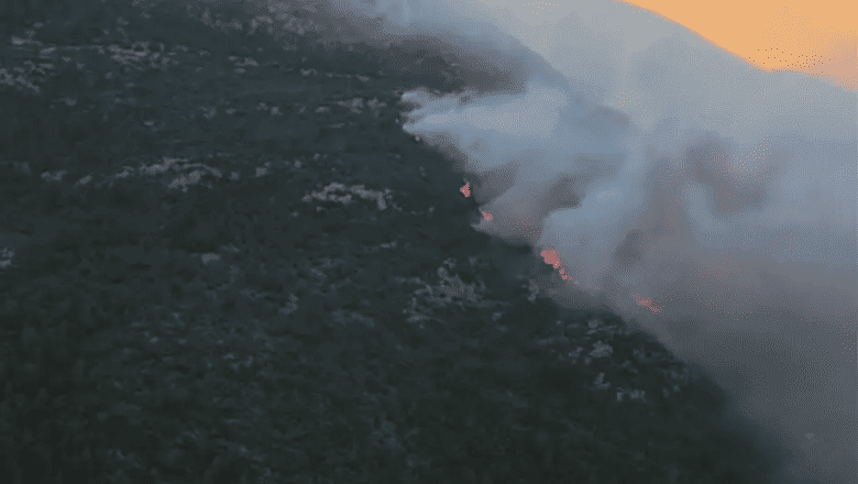 Antalya Kaş Orman Yangını