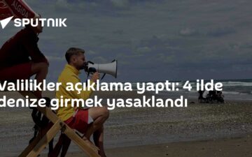 denize girmek yasaklandı
