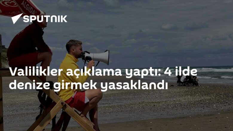 denize girmek yasaklandı