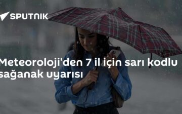 sağanak uyarısı