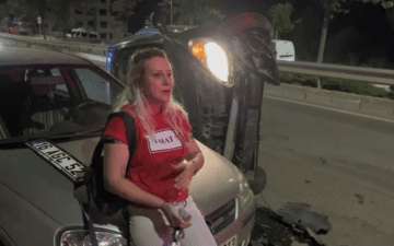 alkollü kadın sürücü