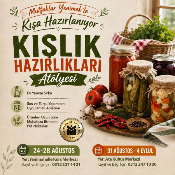 Kışlık Hazırlıkları Atölyesi