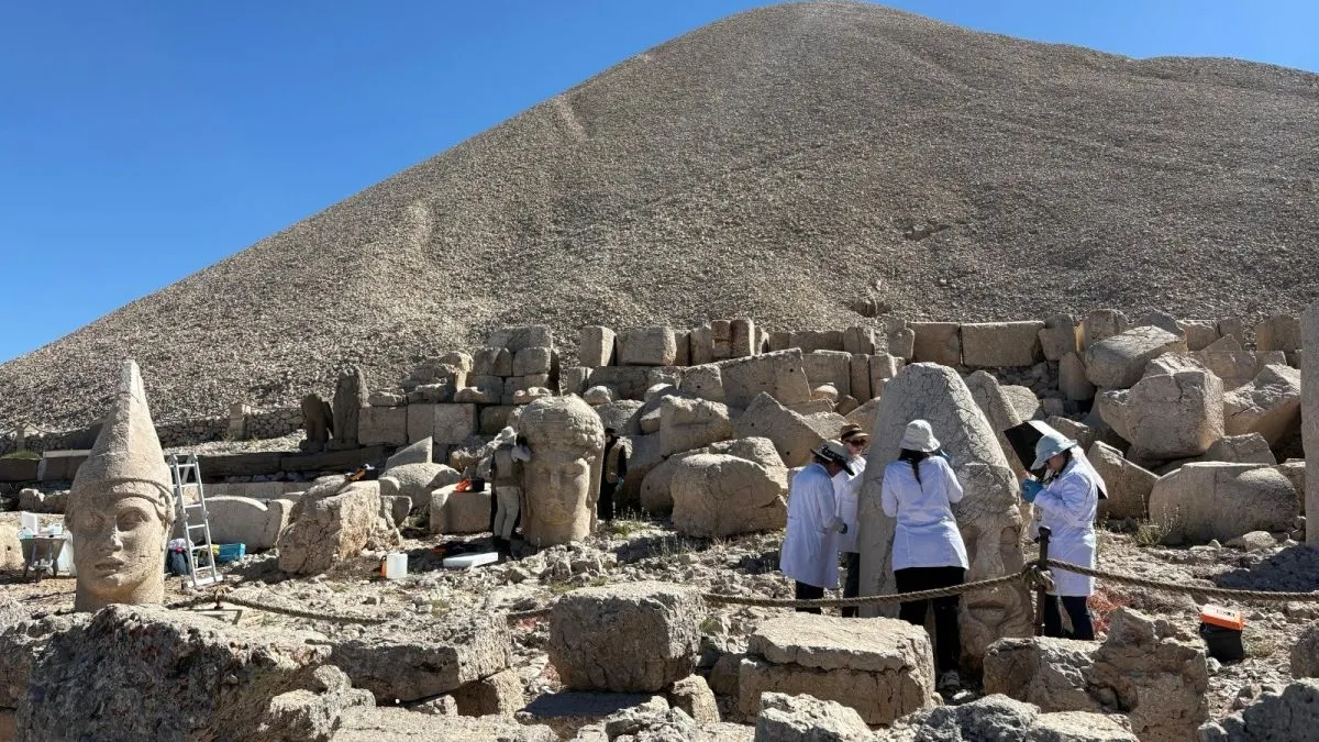 Nemrut Dağı koruma çalışmaları