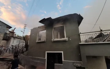 Kışlacık köyünde yangın