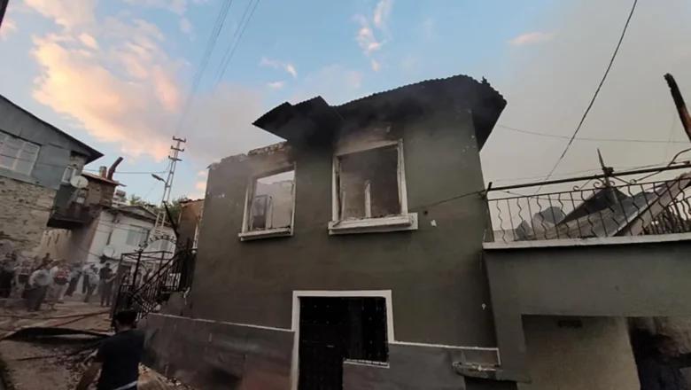Kışlacık köyünde yangın