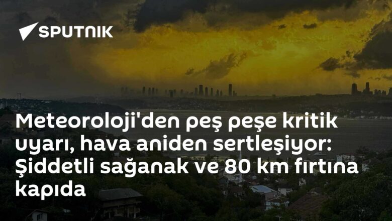 şiddetli sağanak