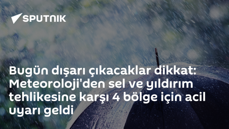 sel uyarısı