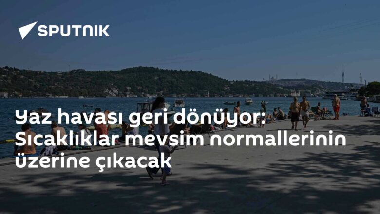 yaz sıcaklıkları