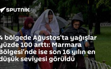 ağustos yağışları