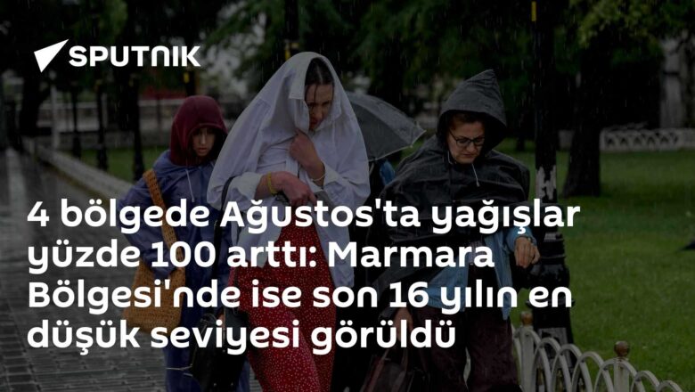 ağustos yağışları