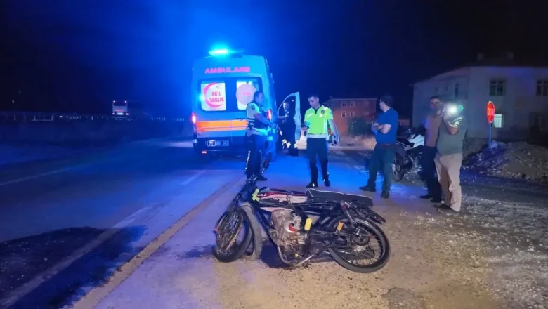 motosiklet kazası